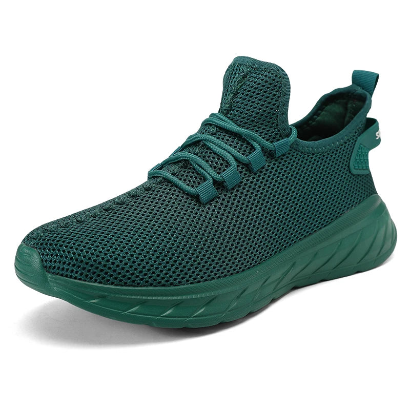 Men's Road Running Shoes Sneakers Track Trail-running Shoes Running Minimal Jogger Fabric Air Mesh Athletic Low-top Lace up