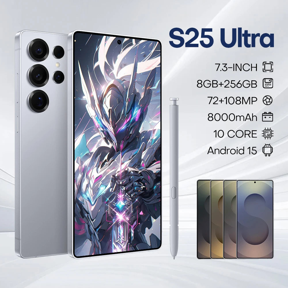 Wholesale Price Hot Selling Brand New Original S25 Ultra Global Version 5G Smartphone Dual SIM 8GB+256GB Android Phone