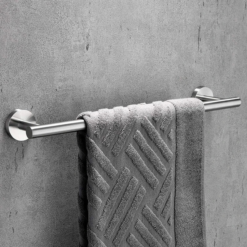 Stainless Steel Bathroom Hardware Set Bathroom Accessories Black Robe Hook Towel Rail Bar Rack Bar Shelf Tissue Paper Holder