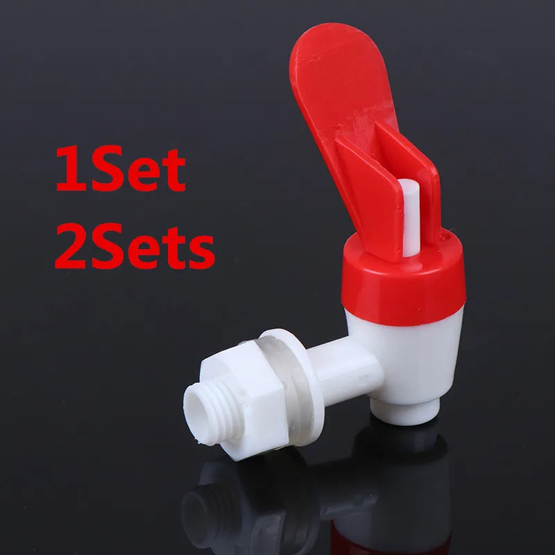 1 PC Push Type Plastic Water Dispenser Faucet Tap Replacement Home Essential Drinking Fountains Parts Bibcocks Accessories