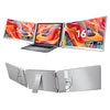 16 Inch Triple Screen Glossy IPS Laptop Monitor with Multiple Ports for Business Use