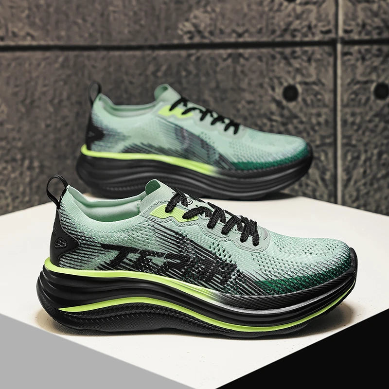Unisex Summer Running Shoes 3D Upper  MD Supercritical Foam for Barefoot Feel Anti Slip Cushioned for Commute Travel