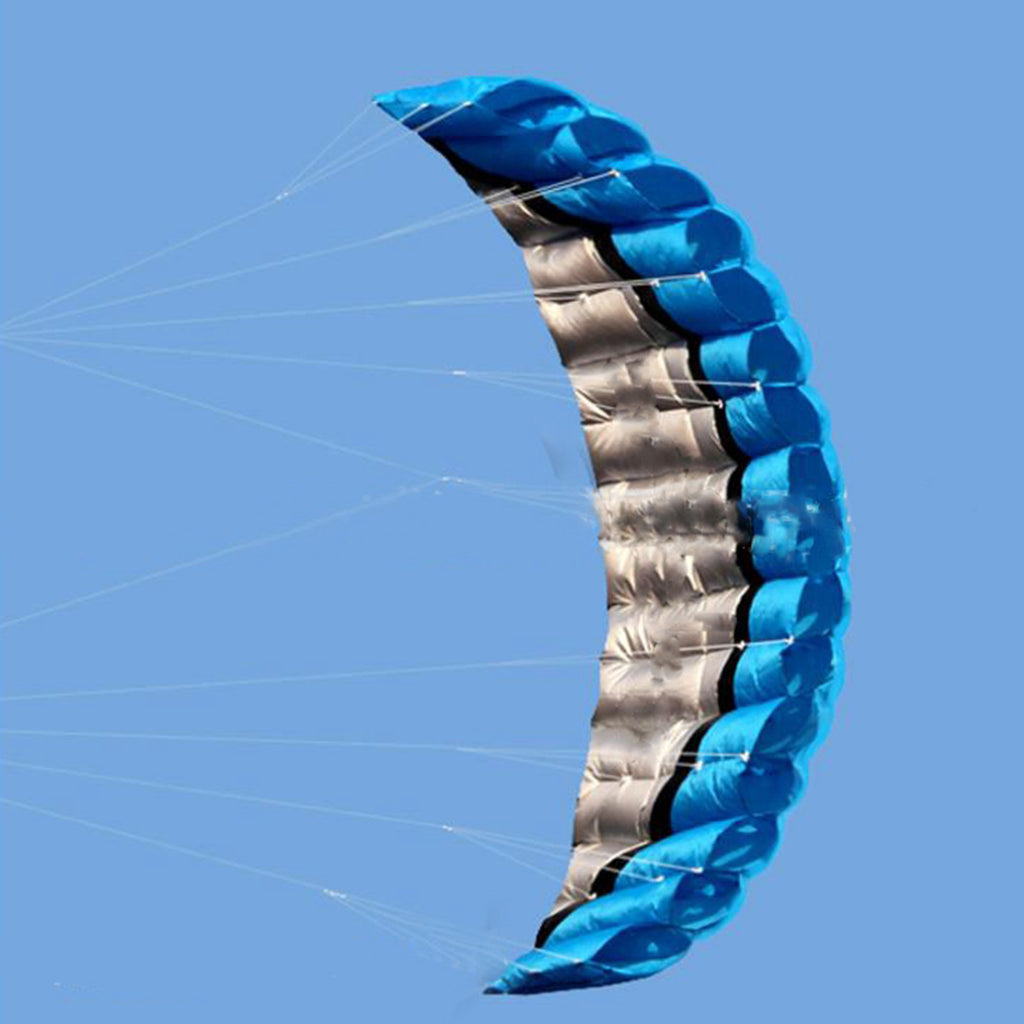 Adults Kitesurfing Trainer Kite Wing, Durable Beach Summer Double Lines Trick Kites , Outside Stunt Toys Sport Flying Wing
