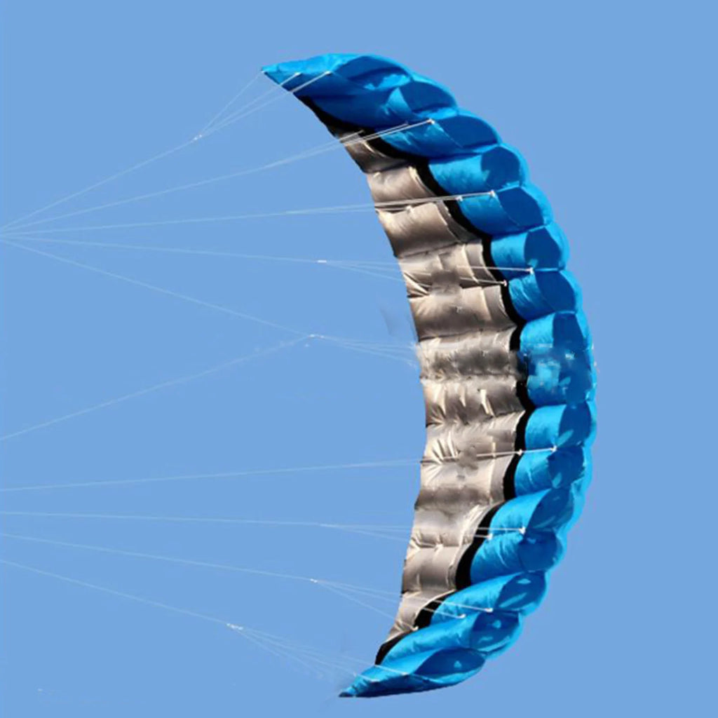 Adults Kitesurfing Trainer Kite Wing, Durable Beach Summer Double Lines Trick Kites , Outside Stunt Toys Sport Flying Wing