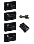 3.85V 700mAh Replacement Lipo Battery +charger For Parrot Mini Drones Mambo Jumping Sumo and Rolling Spider Drones Battery