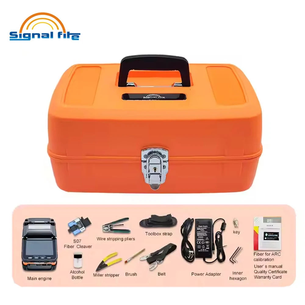High Quality AI-6A Fire Signal Fiber Optic Fusion Splicer Fusion Splicer Machine for FTTH Drop Cable Installation AI6A