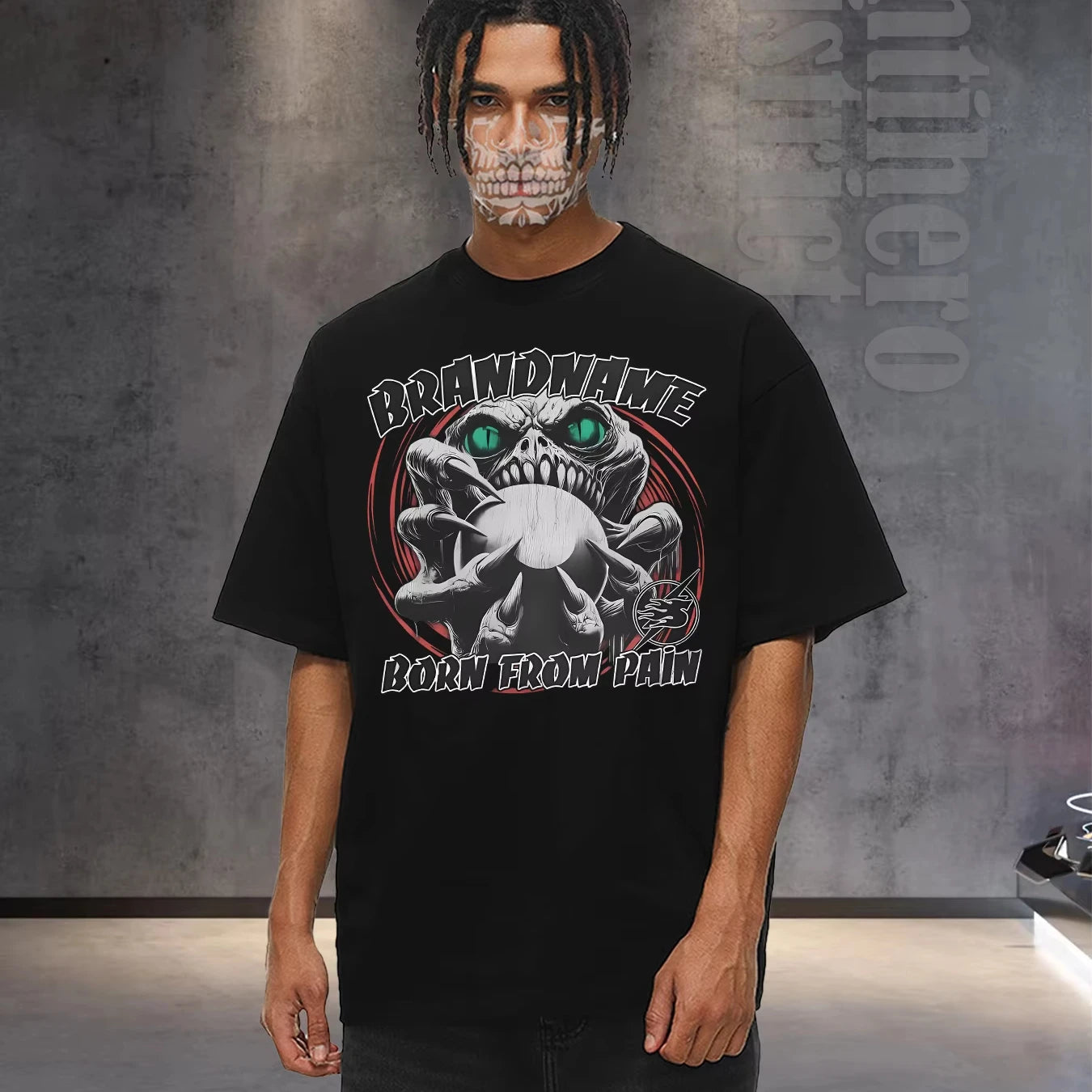 2025 Mens Go To Tee 100 Cotton Oversize Round Neck 5 Colors US Stock
