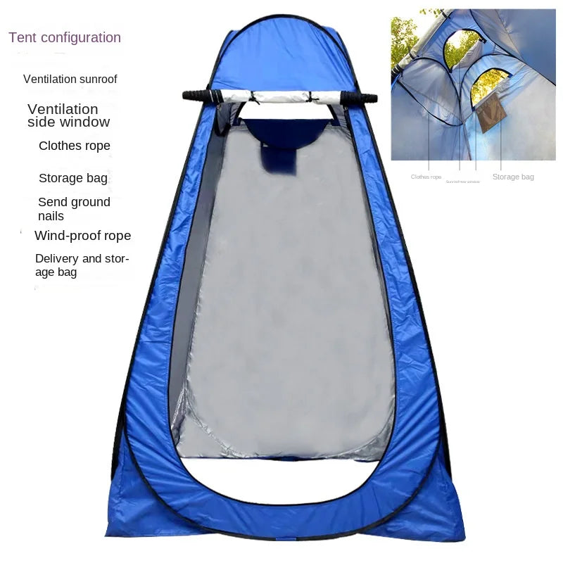 OEM/ODM Pop-Up Privacy Shower Tent | Portable Toilet Changing Tent | Camping Outdoor Waterproof 1000-1500mm Polyester Tents