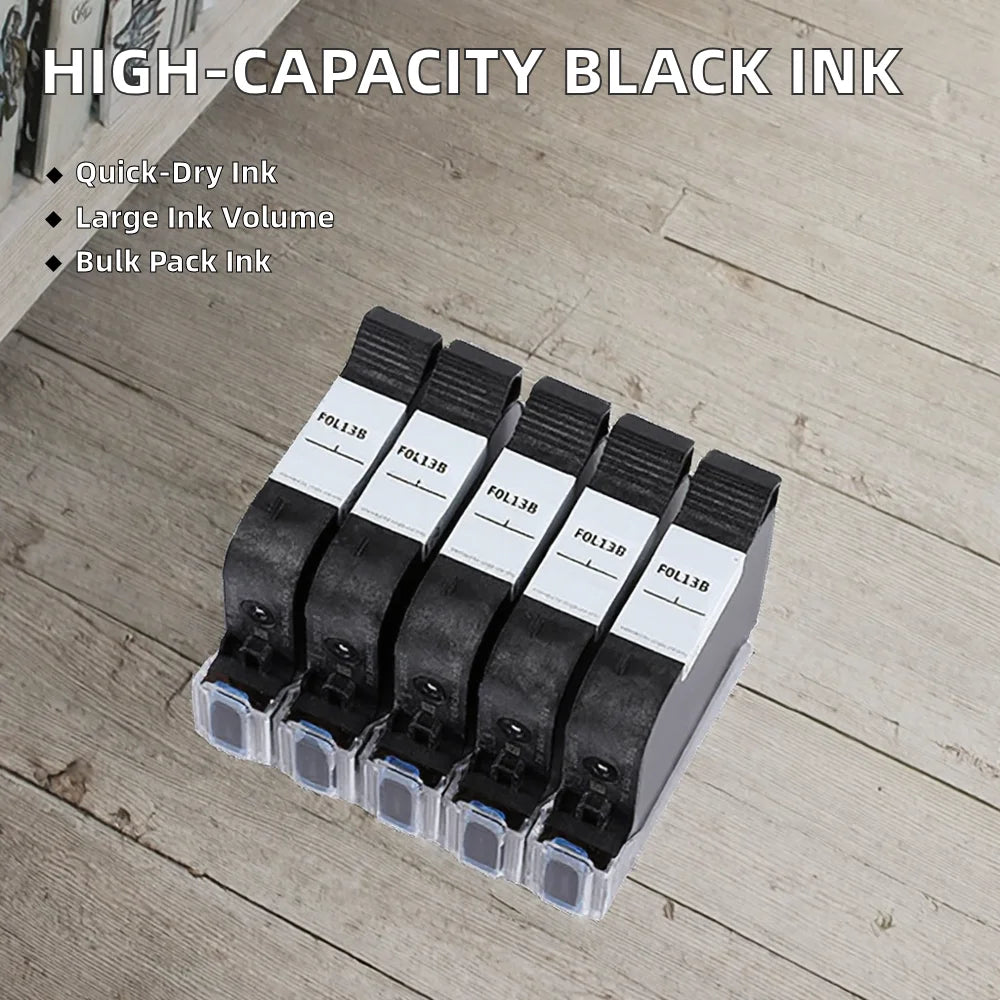 High Capacity 12.7mm Black Full Original for Cartridge for Tij Inkjet Printer Model 2588 Fast Drying Solvent