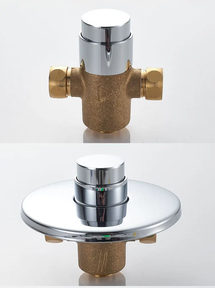 Swimming Pool Bathroom Concealed Single-cold Delayed Shower Tap Outdoor Beach Surface-mounted Push-button Delayed Shower Switch