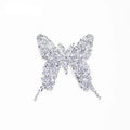 Custom Pattern 3D Double-Point Rhinestone Decorative Fabric for Clothing