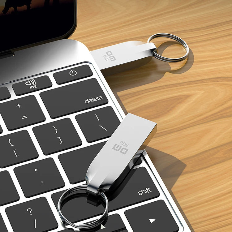 New Style DM/OEM PD172 Silver Mini Zinc Alloy USB2.0 Flash Drives 32GB/16GB/128GB/4GB/128MB/64GB 1-Year Warranty