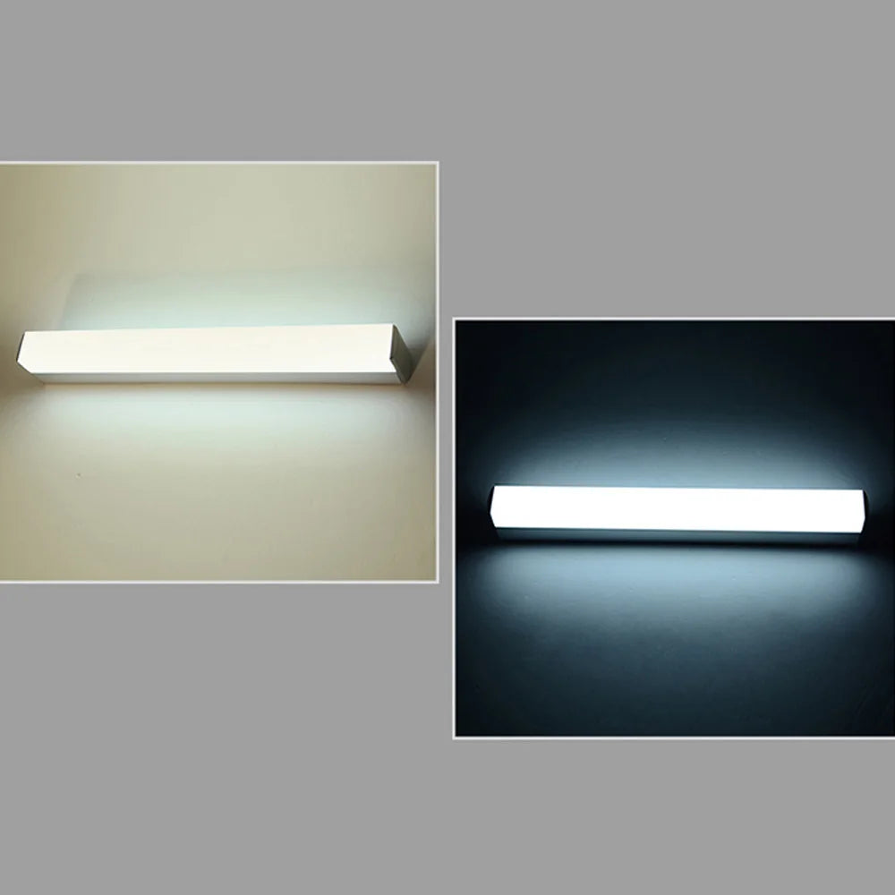 Modern Led Mirror Light 12W 16W 22W Waterproof Wall Lamp Fixture AC 220V Acrylic Wall Mounted Bathroom Lighting