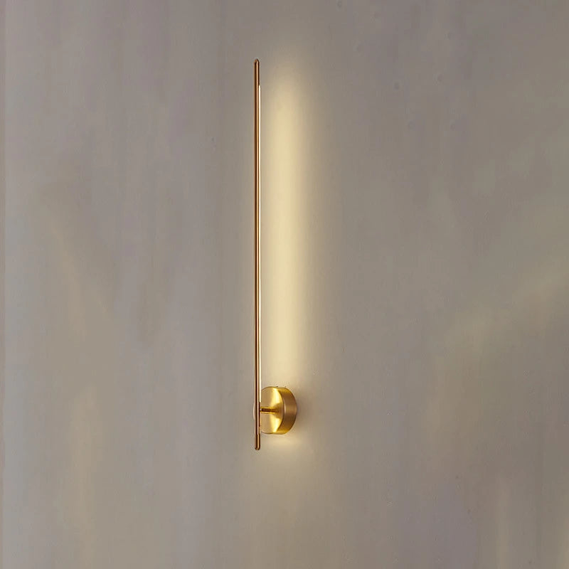Modern Simple Line Wall Lamps Nordic Living Room Luxury Wall Decor Led Wall Light Creative Aisle Rotating Lam Wall Sconce Lights