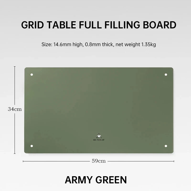 Custom Logo Folding Iron Mesh Outdoor Dining Furniture Table Portable Barbecue Picnic Camping Beach Fold Grid Custom Logo