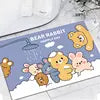 Modern Luxury Shower Non-slip Absorbent Antimicrobial Polyester Bath Mat for Home & Hotel Bathroom/Door Mat