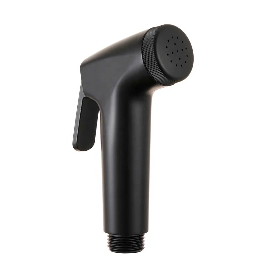 Chrome ABS Shower High Pressure Jet Cold Hot Hand Portable Black Shattaf Bidet Spray for Toilet