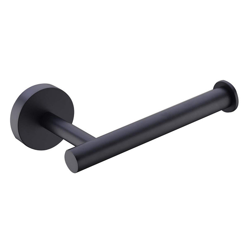 Stainless Steel Bathroom Hardware Set Bathroom Accessories Black Robe Hook Towel Rail Bar Rack Bar Shelf Tissue Paper Holder