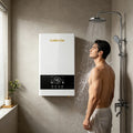 Small Home Bathroom Smart Thermostatic 8500W Electric Instant Tankless Water Heater for Hot Water Shower