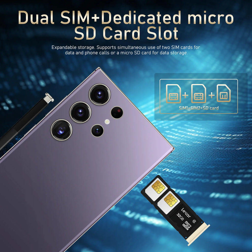 2023 S25 ULTRA 16GB+1TB Smartphone Cheap Online Cell Phones Dropshipping S25 ULTRA Phone Mobile Phones