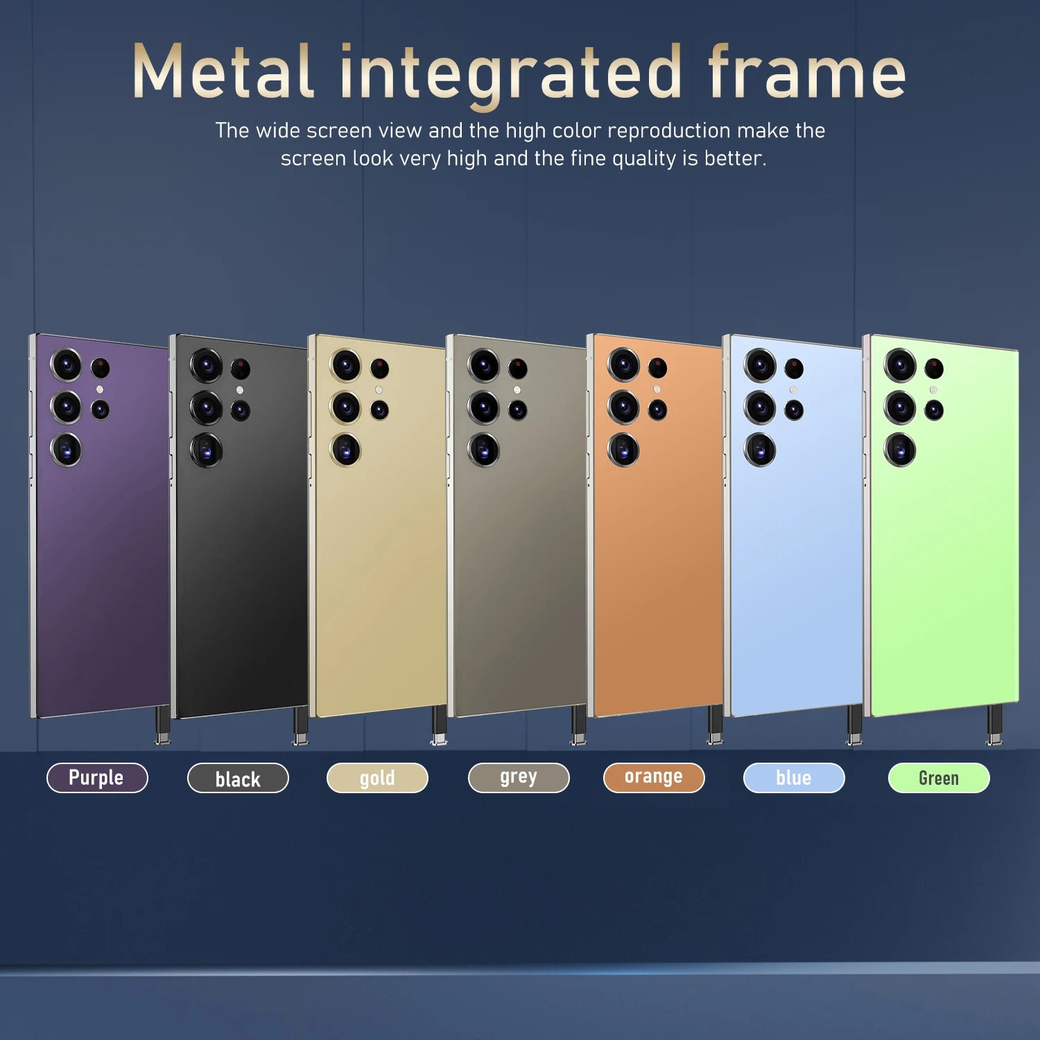 7.3 Inch Full HD S24 Ultra Smartphone with Deca Core CPU 5G Dual Sim 1TB Storage 108MP Rear Camera LTE & CDMA Mobile Phones