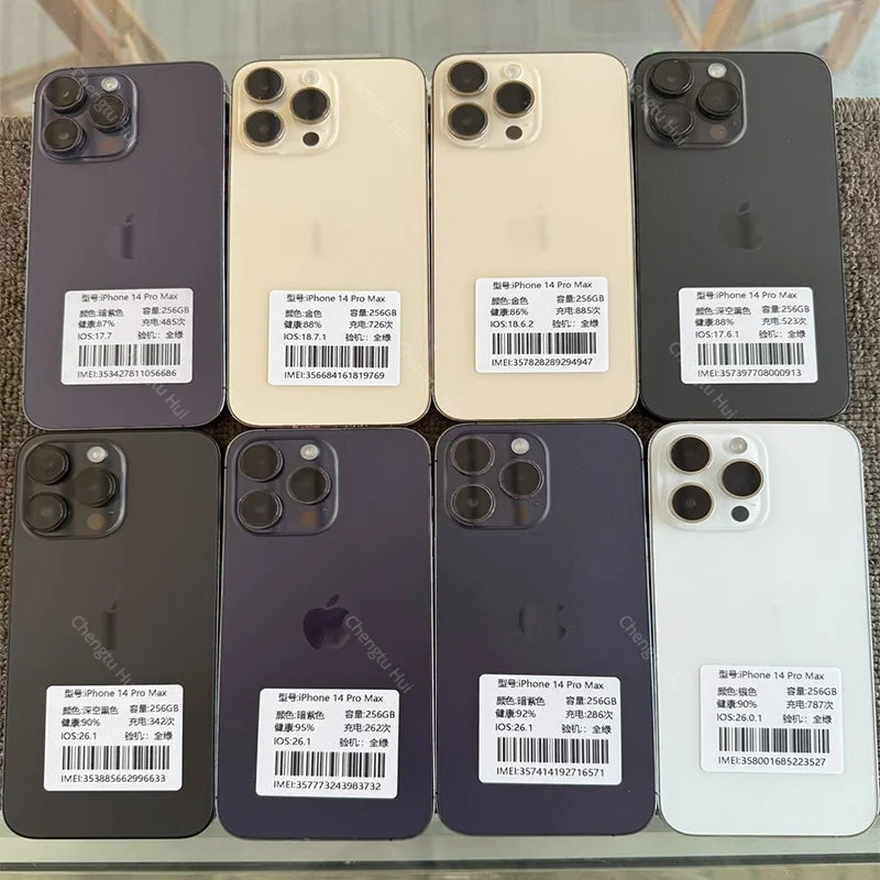 Low cost wholesale of original second-hand phones for A+16 Pro/Max 128GB 6.3-inch second-hand phones