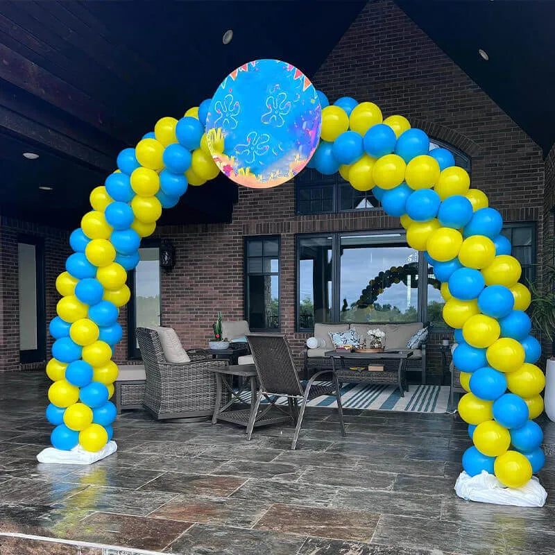 Wedding Birthday Baby Shower 32mm Diameter Aluminum Alloy Tube Balloon Flower Arch Backdrop Stand