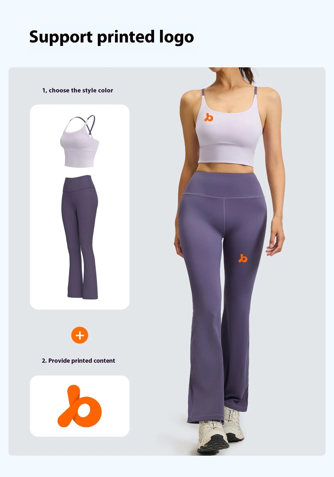 Women's High-Waist Hip-Lifting V-neck Sleeveless Two-Piece Fitness Suit Breathable Slimming Yoga Suit Four-Way Stretch Solid