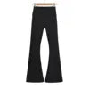 High Wide Waistband Warm Fleece Fully Stretchy Soft Flare Legging Pants Women's Yoga  Sweat Pant