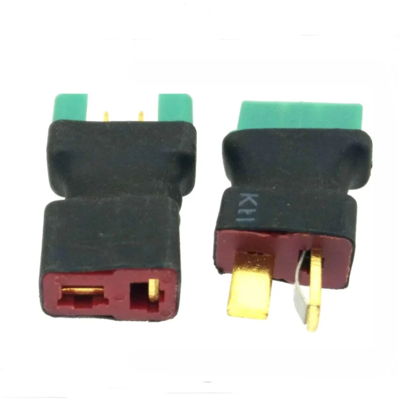 2 Pcs Deans T Plug Style to Tamiya MPX Mini Tamiya Female Male Adapter Wireless Connector Plug for RC FPV Drone Car Lipo Battery