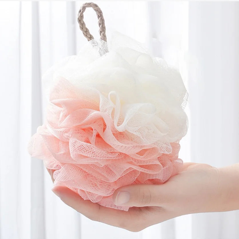 Promotion Soft Bath Bubble Bath Flower Design Exfoliating Body Shower Ball Sponge Loofah Shower Bouquet