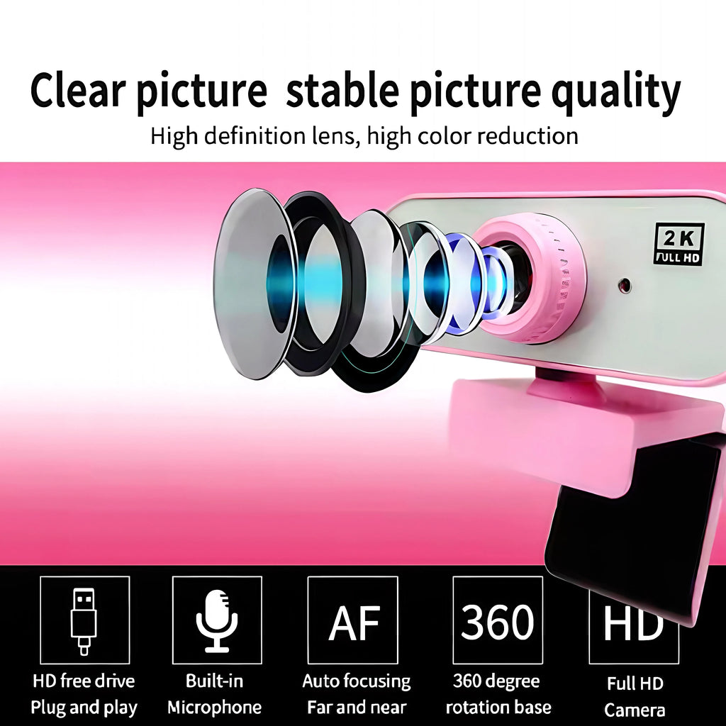Wodexun Security USB  Full HD Webcam High Quality Webcams Hd Resolutions Security Cameras Built in Microphone Factory Price OEM