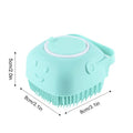 2in1 Pet Bathing Brush Multifunctional Massage Comb Shampoo Shower Gel Silicone Cleaning for Dog Cat All Pet Grooming Supplies