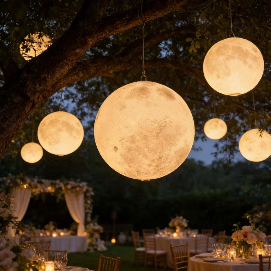 IP65 Waterproof LED Moon Lamp Wall Mounted Solar Courtyard Lamp Home Terrace Garden Landscape Arrangement Outdoor Lighting Light