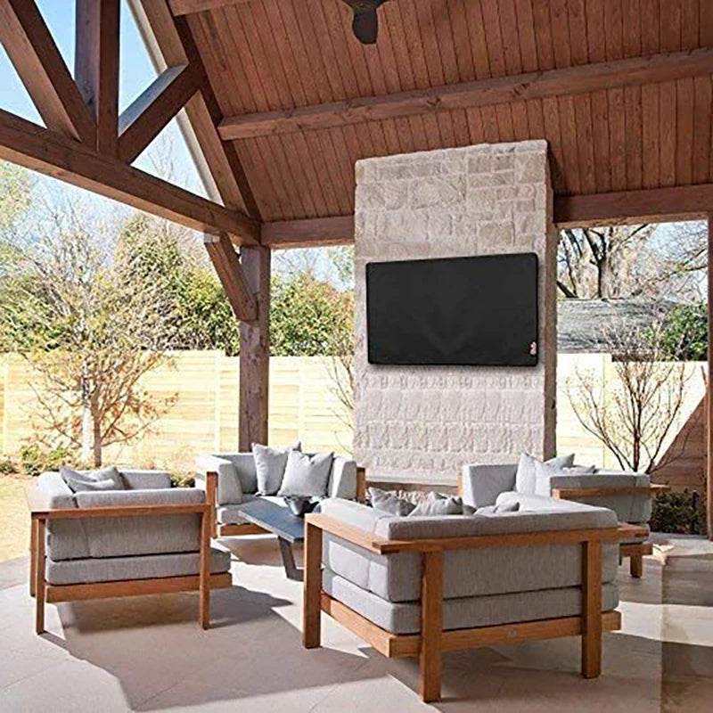 Outdoor TV Cover 22'' To 70'' Inch Weatherproof and Waterproof  TV Screen for Outside TV Enclosure Moving TV Display Protectors