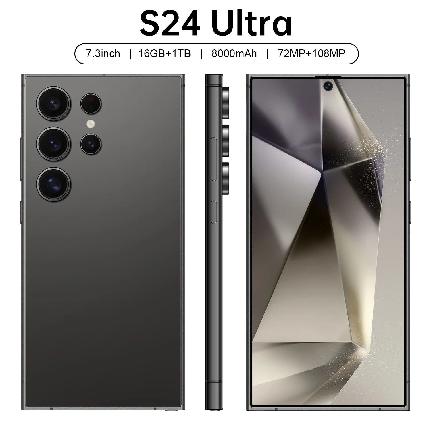 Wholesales Selling Original Phones S24 Ultra 5G Smartphone 5G Dual SIM Mobile Phone with Android 13.0 for Gaming Version