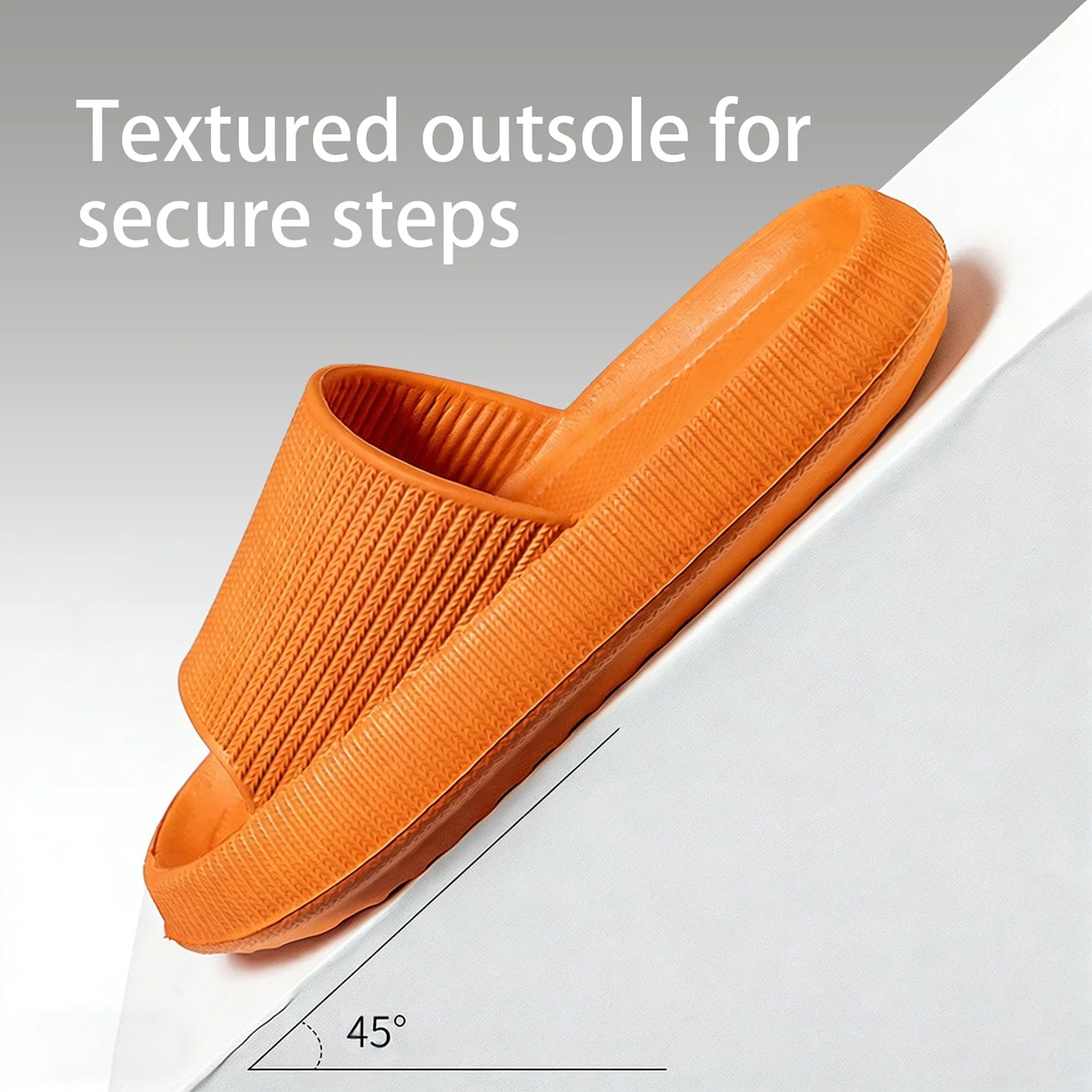 Men's Women's Lightweight Quick Dry Open-Toe EVA Shower Sandals Anti-Slip Platform Winter Cloud House Massage Pillow Slippers