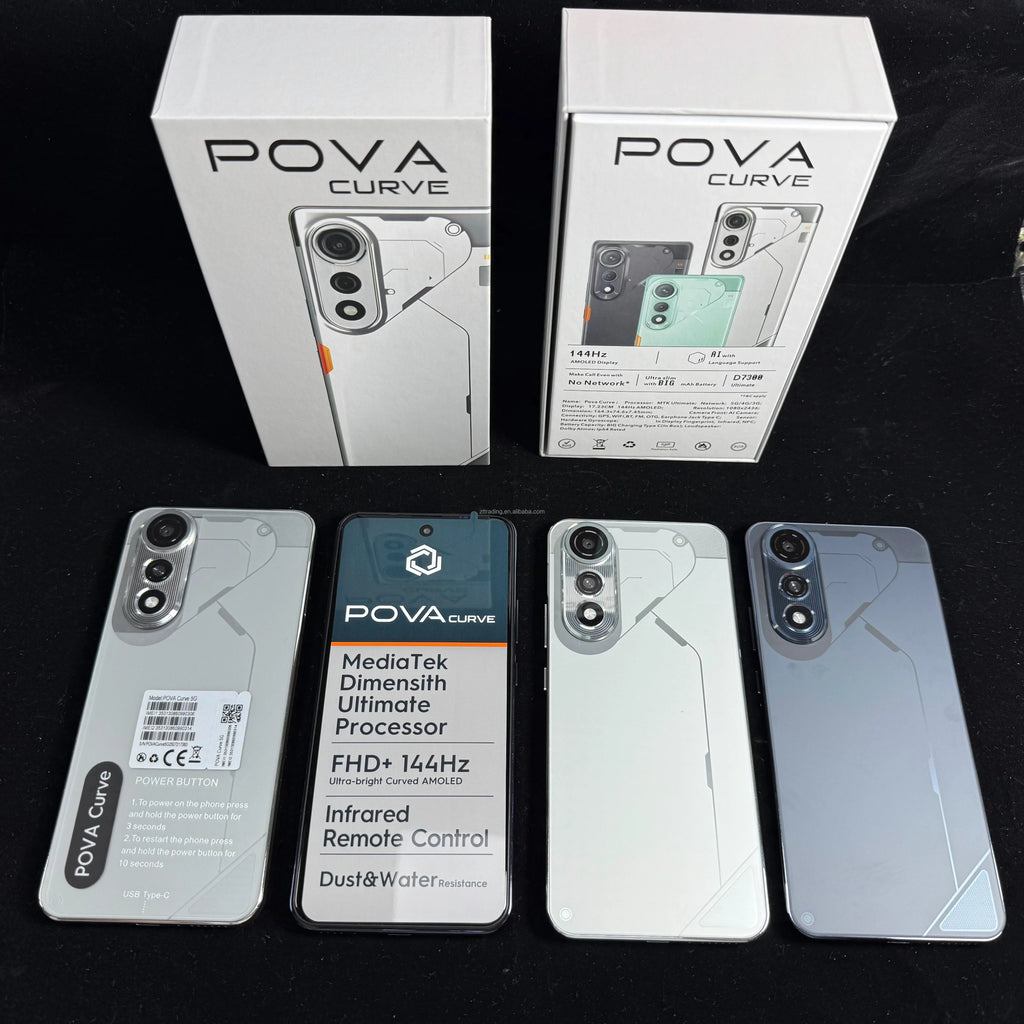 Hot Selling Popular 7.3inch Pova 7 16GB+1TB Smart Phone Mobile Phones 6800mAh Low Price