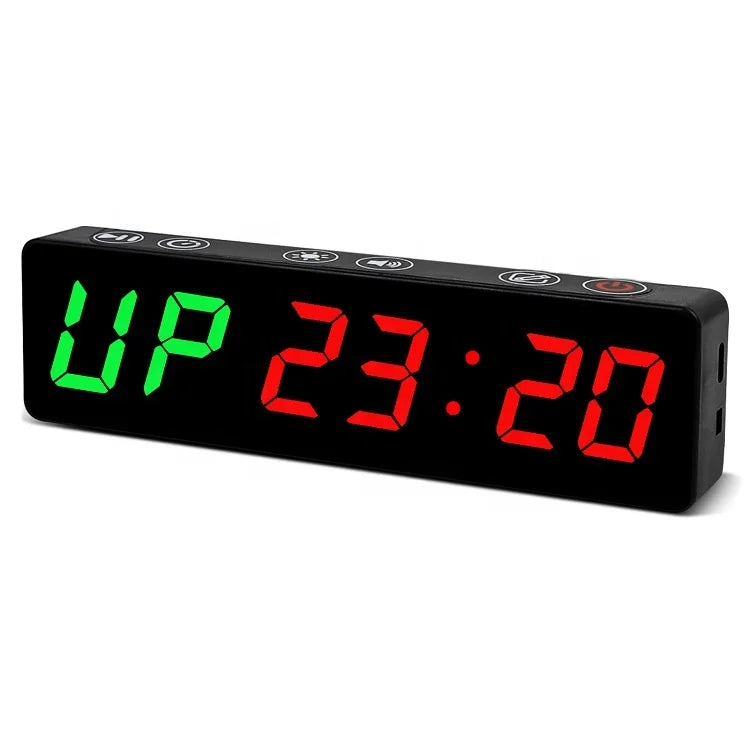 Jhering Hot Selling Battery Magnetic Led Digital Stopwatch Shower Kitchen Table Gym Watch Displays Timer Clock