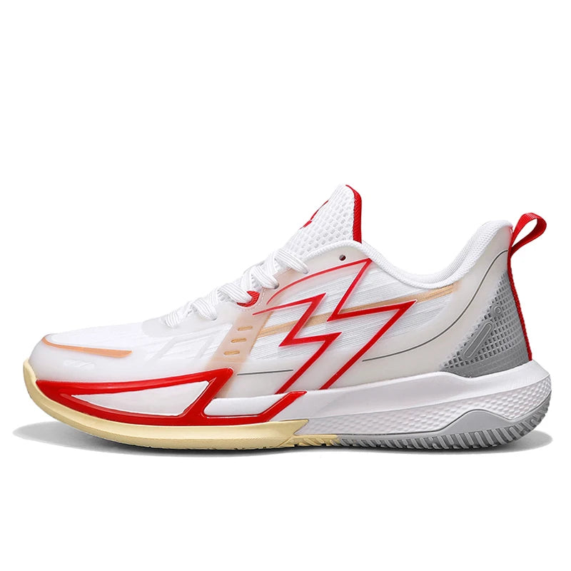 New High Quality Outdoor Anti Slip Custom Breathable Mesh Height Increasing Fashion Sneakers Lace-up Basketball Shoes