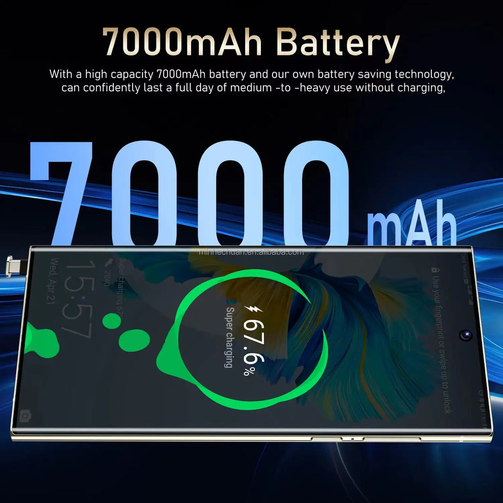 2024 Market Factory Price S24 Ultra+ Unlocked Smartphone Dual SIM Card Mobile Phone 5G S24 Ultra 16GB+1TB Cell Phones