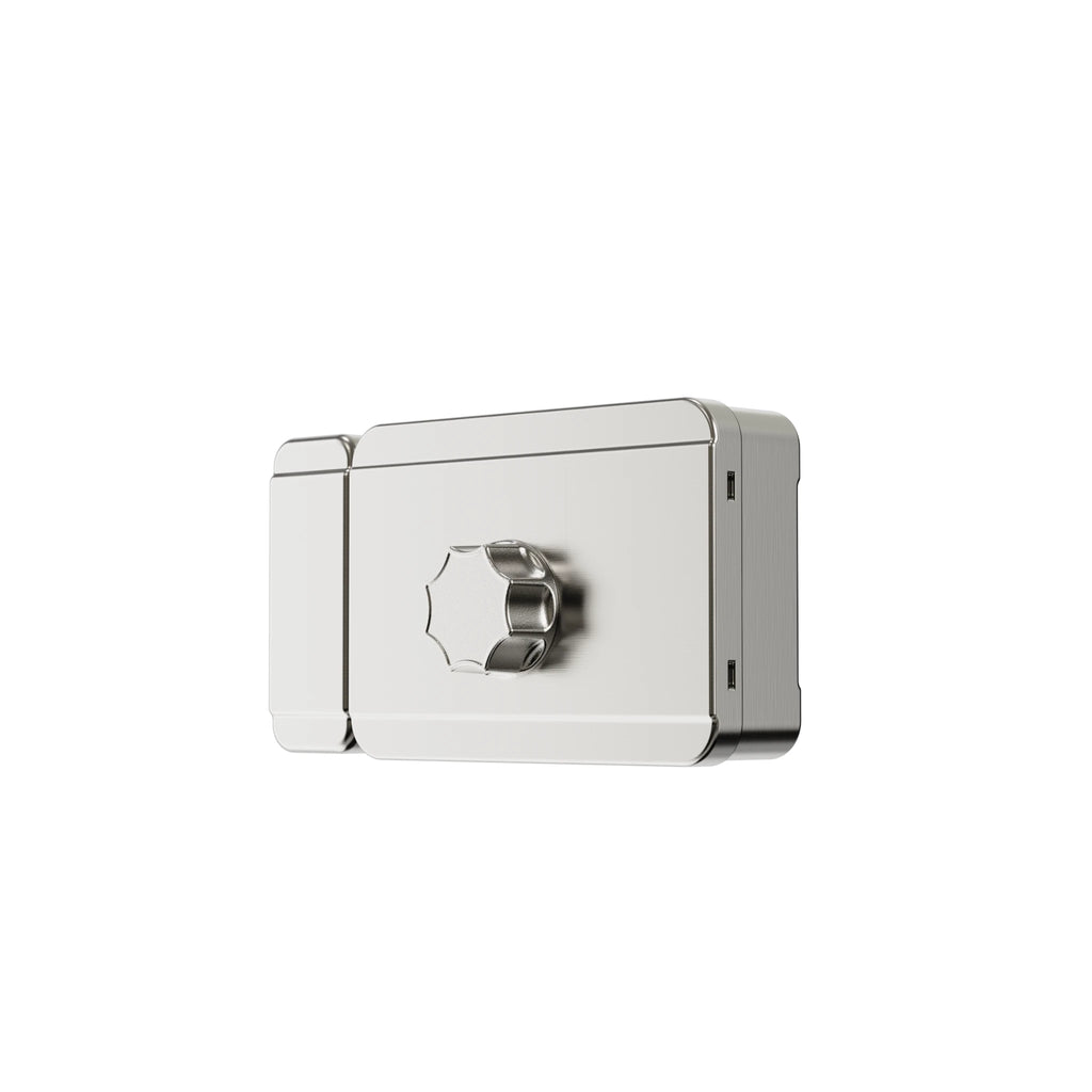 Smart RIM Lock Tuya App Control RFID Key NFC Unlock Outdoor Door Fingerprint Aluminum Alloy Rim Lock