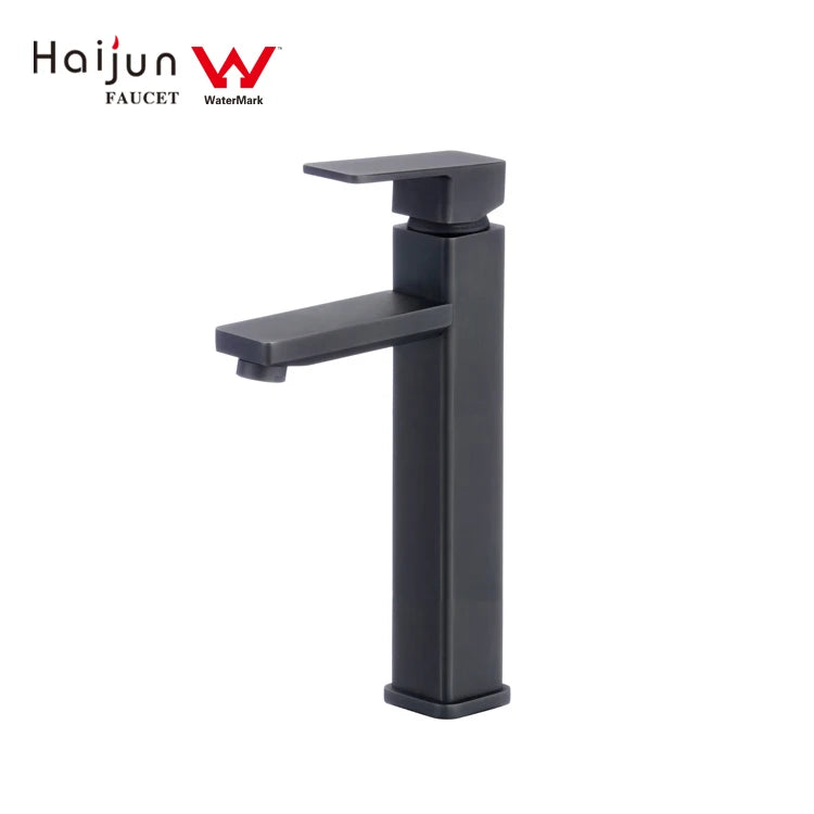 CUPC Washbasin Faucet - Cold and Hot Water Single Handle Tall Vessel Sink Brushed Nickel Vanity Bathroom Basin Faucet Mixer Taps