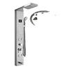 Luxury Hot Sale  Brushed Color Thermostatic Led Rain Shower Head Bathroom Stainless Steel Wall Mounted Waterfall Shower Panels