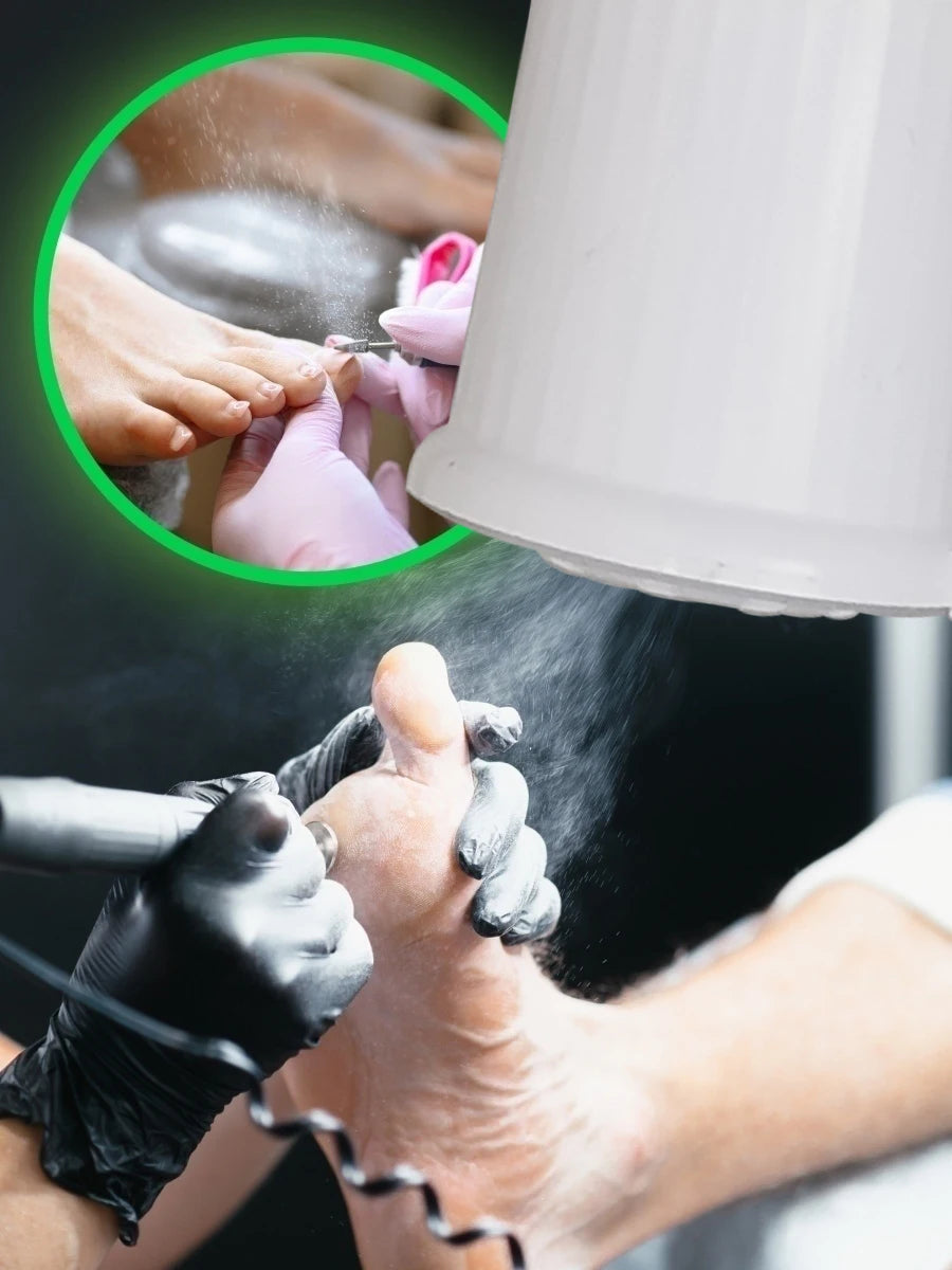 AT-NDC-025 Pro Strong Profession Manicure Vacuum Cleaner Personal Nail Technician Dust Collector
