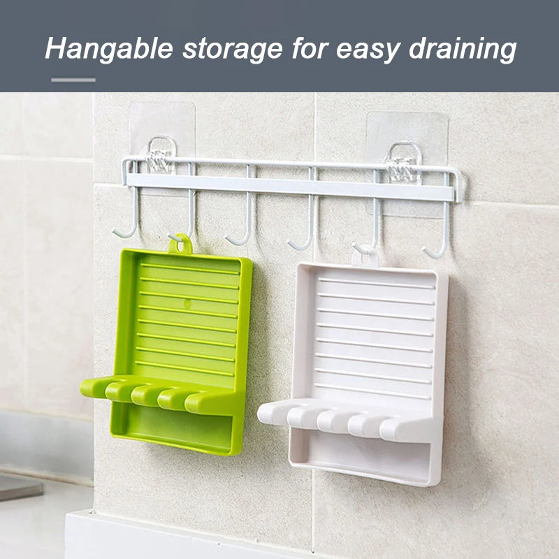 Kitchen Spoon Rest Kitchen Organizer for Fork Spatula Rack Spoon Holder Stand Tableware Storage Rack for Spoon Pot Lid Holder
