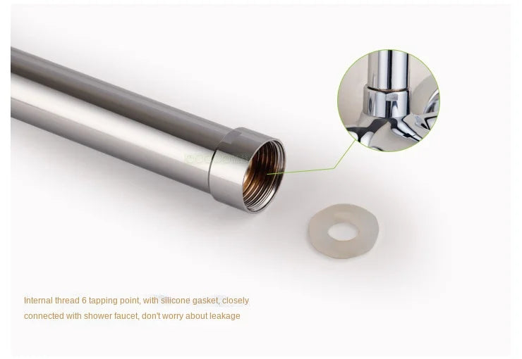 Shower Extender Gray Black Shower Extension Rod Shower Bracket 30\40\50 cm Shower Extension Rod Riser Tube Bathroom Accessories