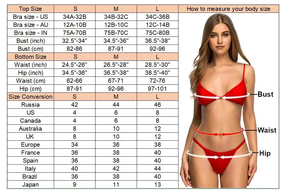 Bikinis 2026 Woman Sexy Triangle Swimwear Womens Two-piece Swimsuit Micro Bikini Womens Thong Bikini Set Brazilian Bathing Suit