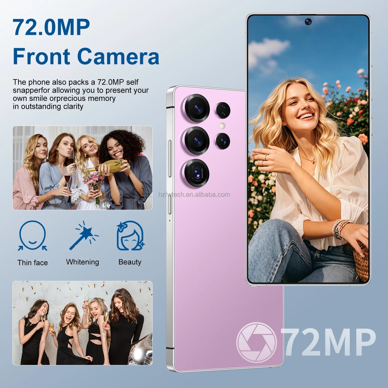 S25 Ultra 16GB+1TB Smartphone Android 14.0 Mobile Phones 7.3inch Unlocked Dual Card 5G Phones