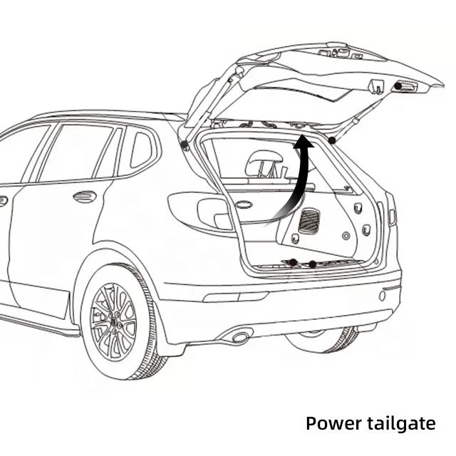 Rear Door Accessories Electric Tailgate for Hongqi H5 2018 2022 Power Tailgate Trunk Door Lock Automatic Power Liftgate